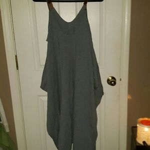 Grey Knit Harem Jumper With Pockets ! Sz L
